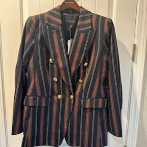 NWT Striped Icon Blazer